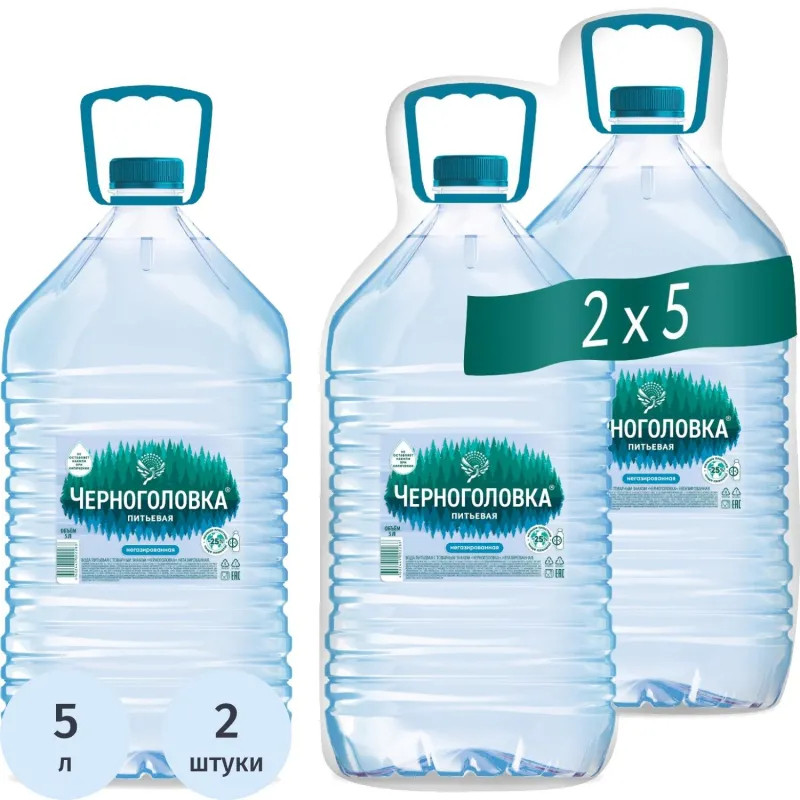 Вода питьевая Черноголовская природная негазиров 5 л пэт