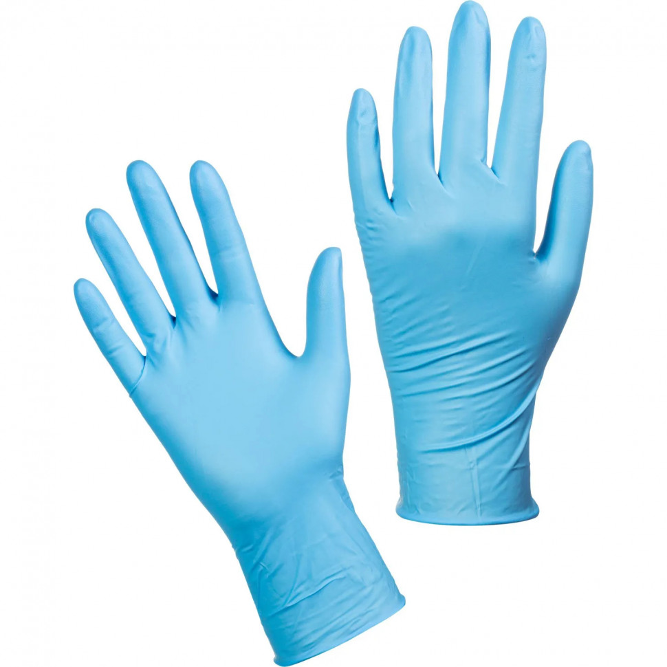 Перчатки мед.смотров. нитрил., нестер, MANUAL RN 707 (M) 50пар,ПС