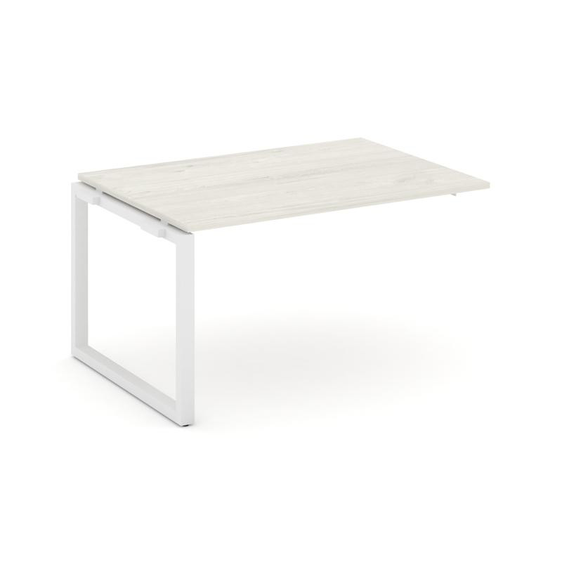 Style Project Проходной наб. элем. перег. стола SN-59O.NSPRG-003.3 Дуб Наварра/Металл Белый 1380*980