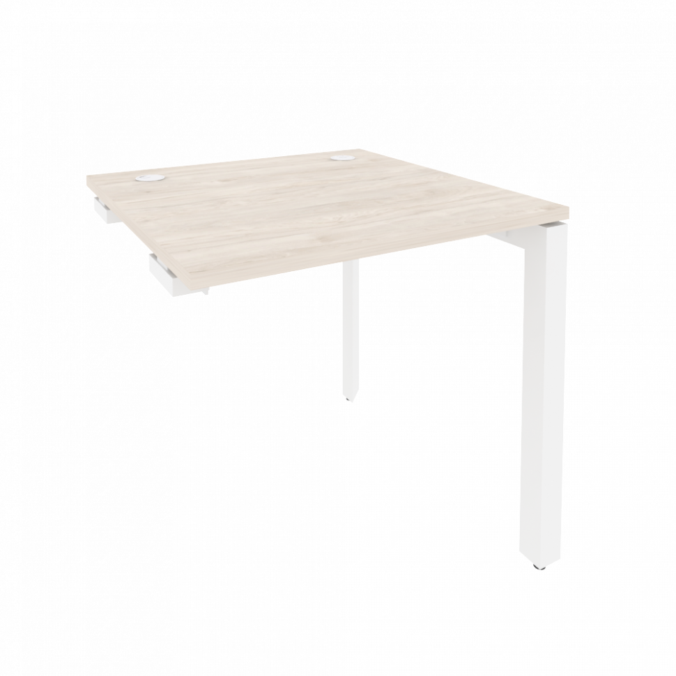 Onix Стол-приставка на П-образном м/к к опорным элементам O.MP-SPR-0.8 Денвер Светлый/Металл Белый 7