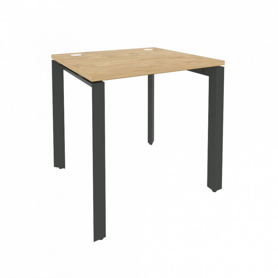 Onix Стол рабочий на П-образном м/к O.MP-SP-0.7 Тиквуд Светлый/Металл Антрацит 780*720*750