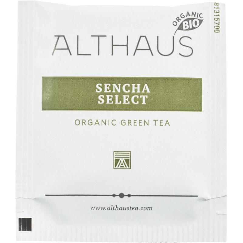 Чай зеленый в пакетиках Althaus Bio Sencha Select 20пакx1,75гр