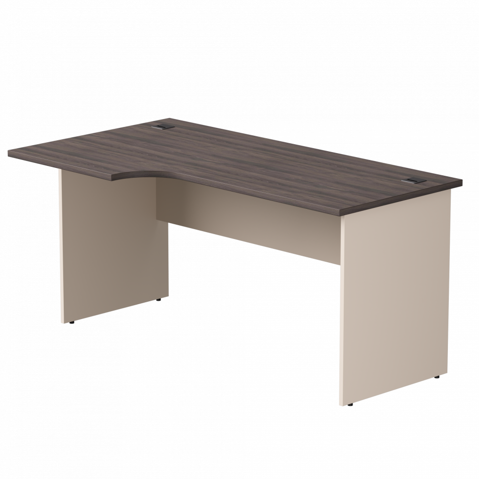 Стол эргономичный левый Everprof EVO (ЭВО) опоры ЛДСП 1580х670(870)x755 мм Дуб Пасадена/Кашемир