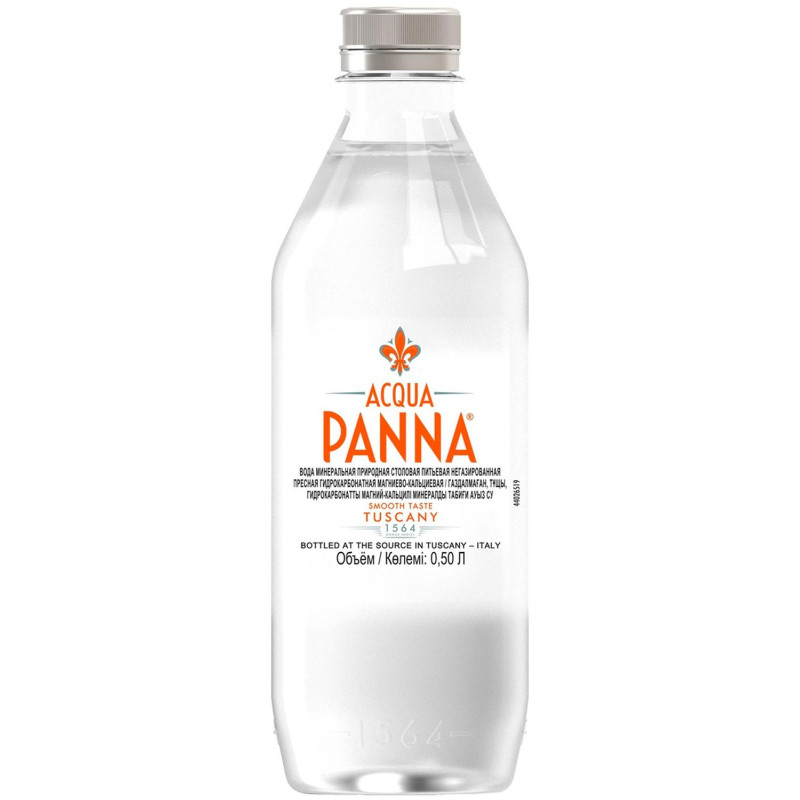Вода минеральная Acqua Panna питьевая негаз ПЭТ 0,5 л
