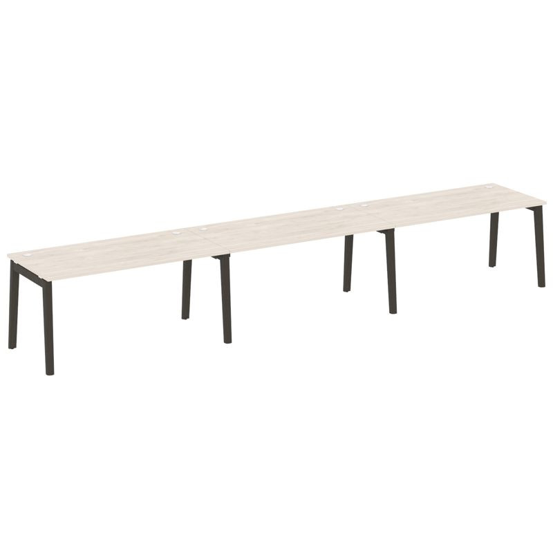 Onix Wood Рабочая станция OW.RS-3.4.8 Денвер Светлый/Дуб Темный/Металл Антрацит 4740*800*750