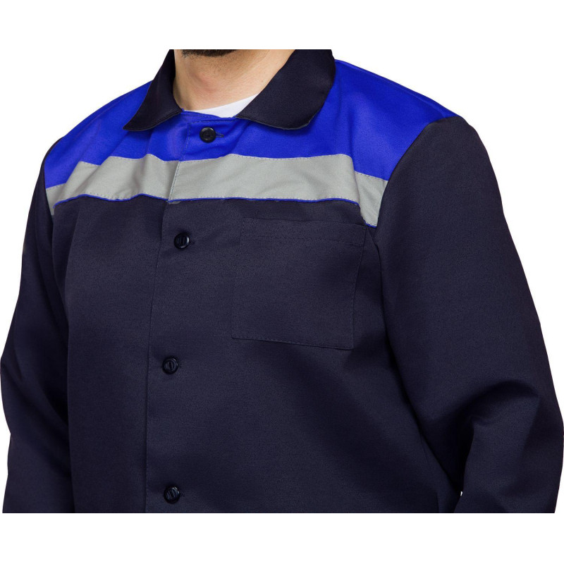 Костюм летний муж. л16-КБР с СОП син/вас (р.52-54) 182-188