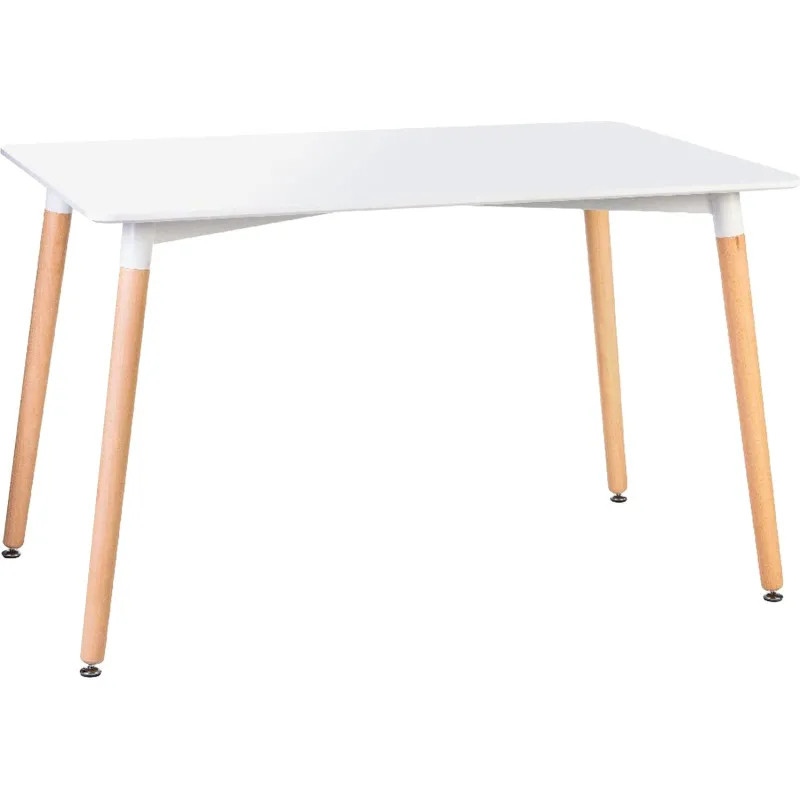 Стол обеденный 0MX_LO_DOBRIN SERRA WIDE LMZL-TD-04_LB-MTR_MDF св.бук/ст.бел