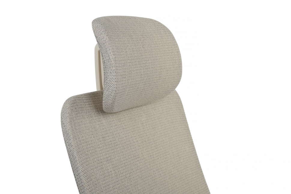 Кресло Antler EAN-001AW Белый пластик/Светло-бежевый