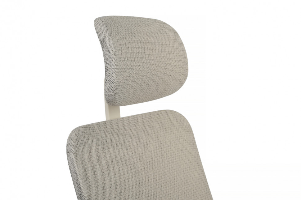 Кресло Antler EAN-001AW Белый пластик/Светло-бежевый