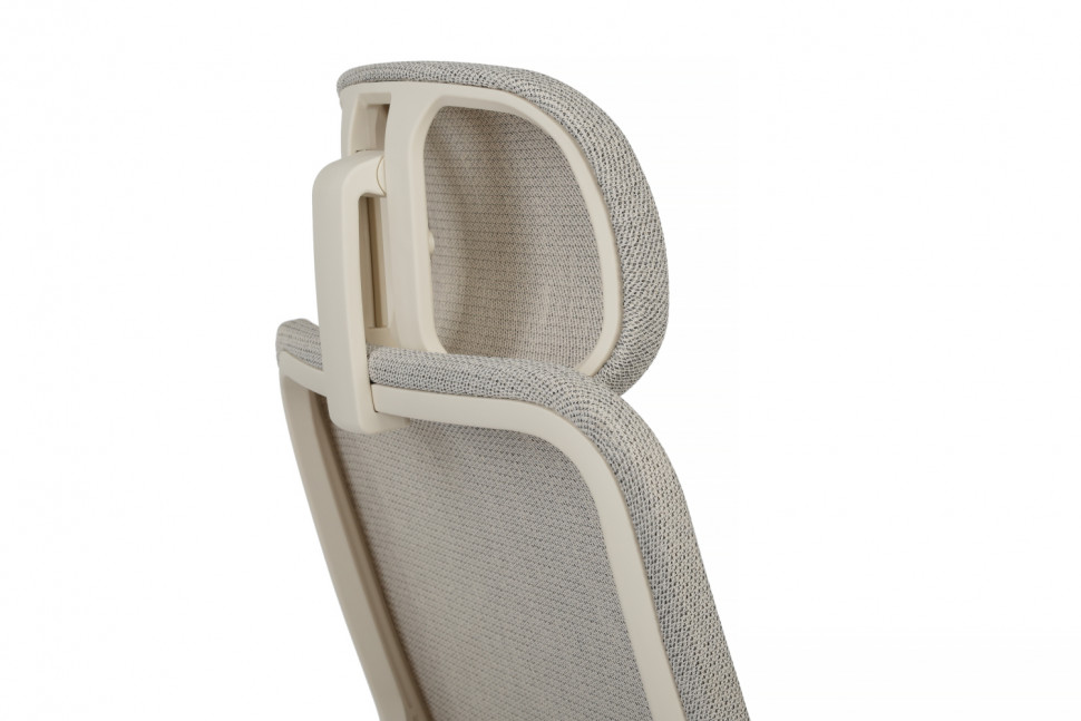 Кресло Antler EAN-001AW Белый пластик/Светло-бежевый