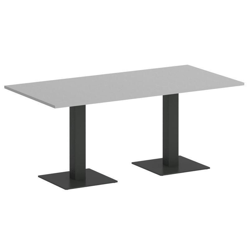 Riva Стол прямоугольный А.СПРГ-4 Серый/Металл Антрацит 1800*900*750