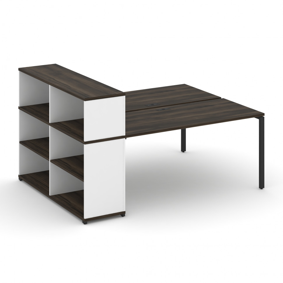 Concept Рабочая станция с опорным стеллажом с надставкой низ. CN.DRS-212 Дуб Мали/Белый Бриллиант/Ме Concept Рабочая станция с опорным стеллажом с надставкой низ. CN.DRS-212 Дуб Мали/Белый Бриллиант/Ме