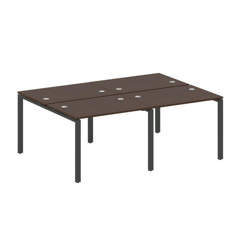 Metal System Рабочая станция на 4 места на П-образном м/к БП.СМ-4.1 Венге Цаво/Металл Антрацит 2000* Metal System Рабочая станция на 4 места на П-образном м/к БП.СМ-4.1 Венге Цаво/Металл Антрацит 2000*