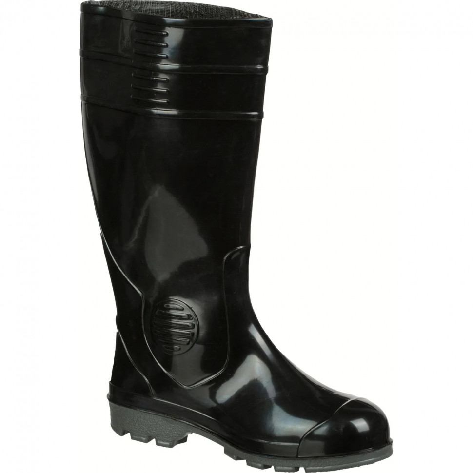 Сапоги мужские цв.черный мод.431 (р.45) ПВХ