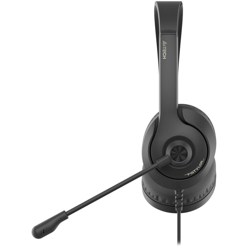 Гарнитура A4Tech Fstyler (FH100I (STONE BLACK)) черный 1.8м накладные