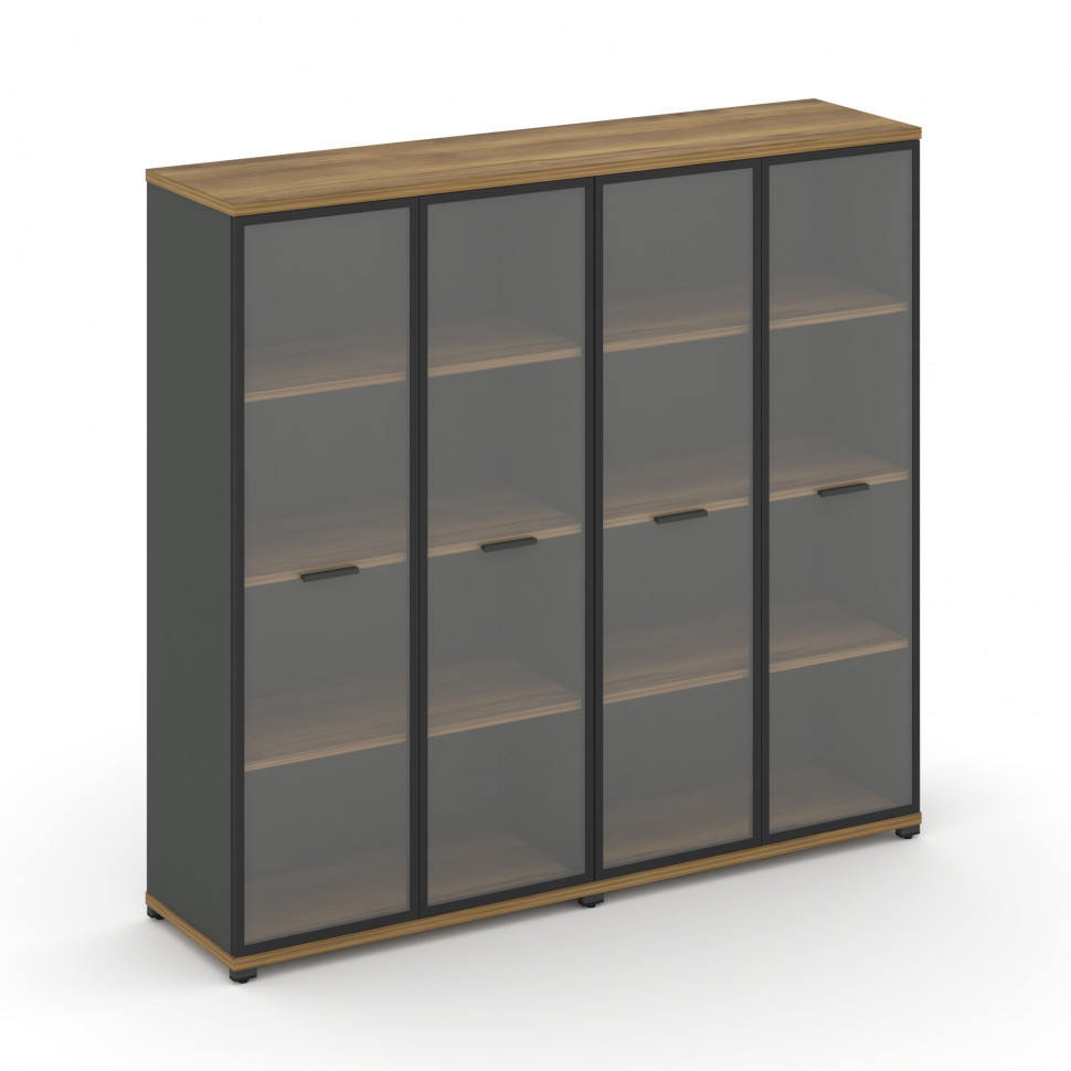 Concept Шкаф 2 широкие секции, 4 ниши CN.STS-426 RPB A Сандал Янтарный/Антрацит/Металл Антрацит/Проз Concept Шкаф 2 широкие секции, 4 ниши CN.STS-426 RPB A Сандал Янтарный/Антрацит/Металл Антрацит/Проз