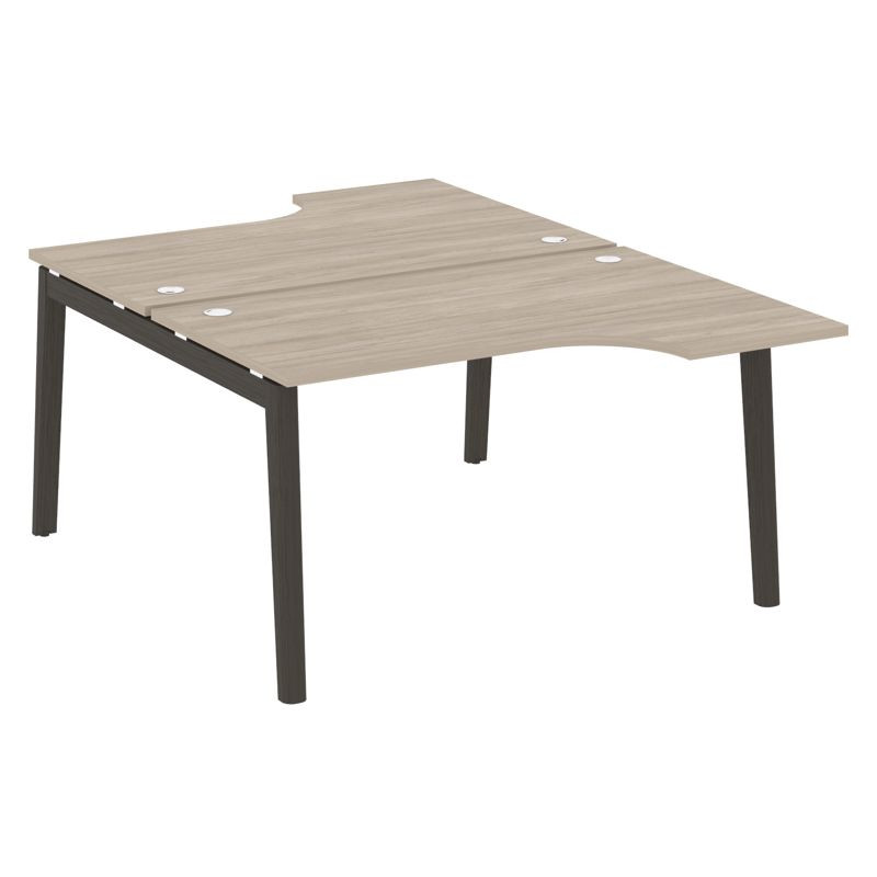 Onix Wood Рабочая станция OW.D.SA-2 Дуб Аттик/Дуб Темный/Металл Антрацит 1380*1995*750 (1475/460)