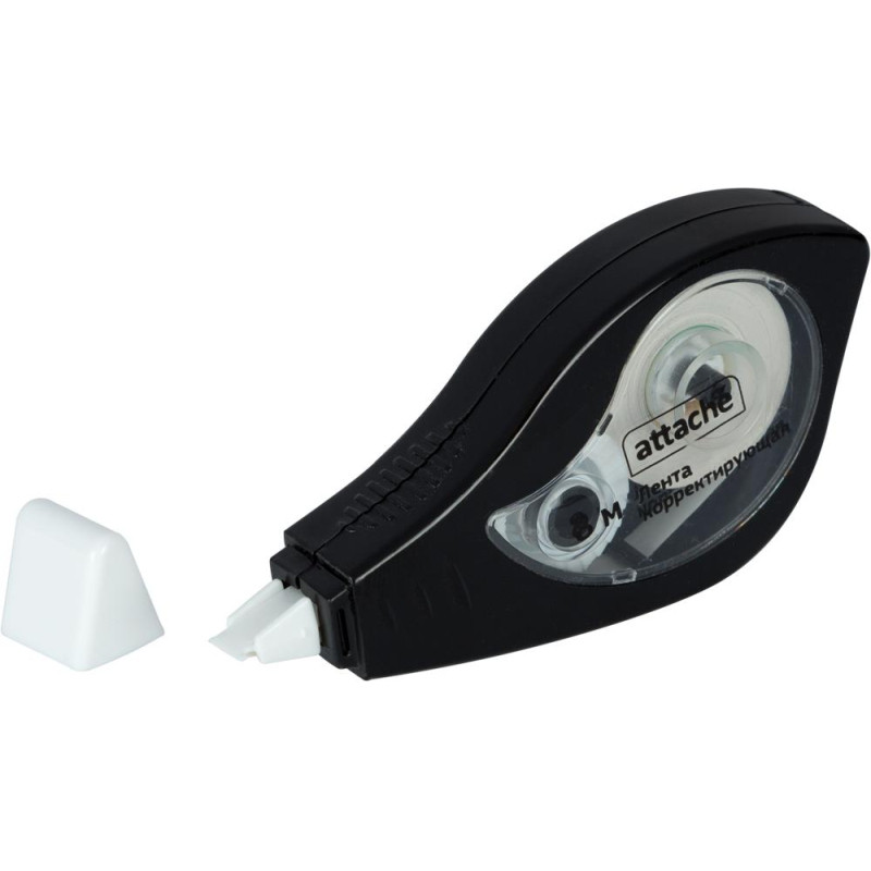 Корректирующая лента 5ммx8м Attache Black &amp; White черный корпусбелый колп