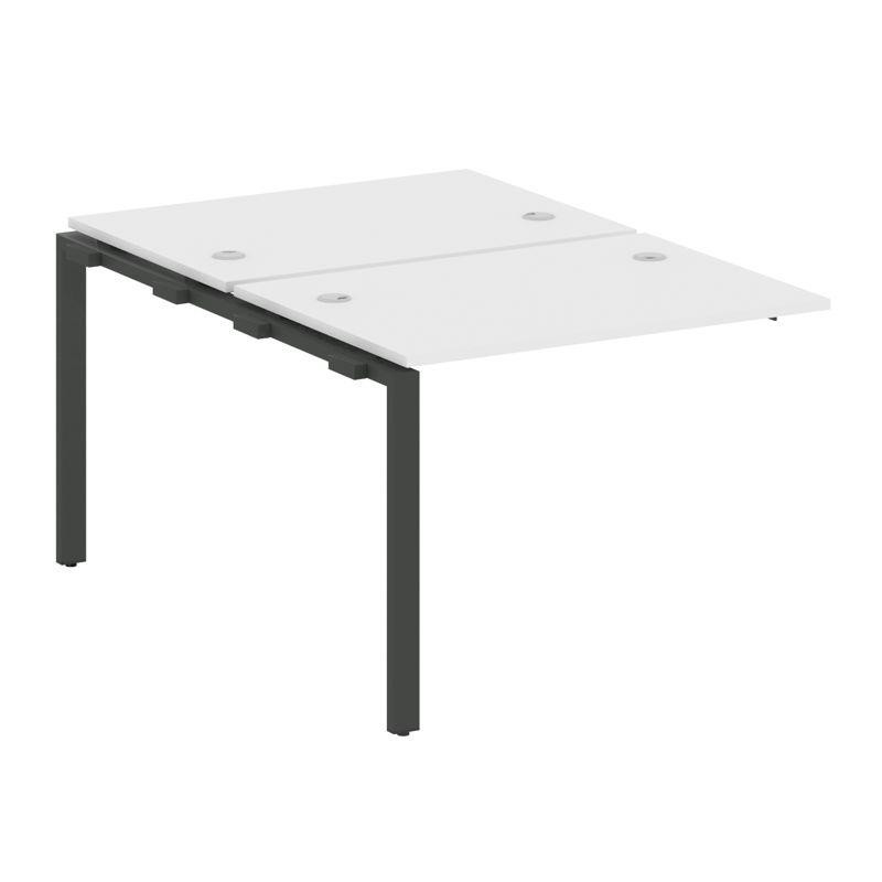 Metal System Проходной элемент рабочей станции на П-образном м/к БП.ПРС-СП-2.1 Белый/Металл Антрацит Metal System Проходной элемент рабочей станции на П-образном м/к БП.ПРС-СП-2.1 Белый/Металл Антрацит