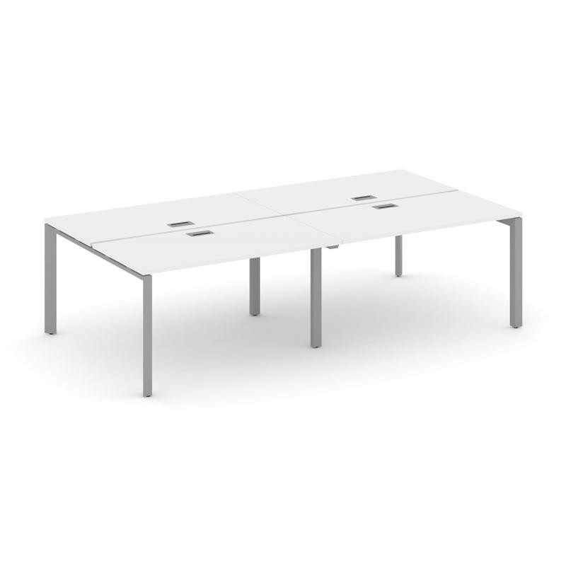 Style Project Рабочая станция двухсторонняя SN-59P.DRS-052 Белый/Металл Серый/Серебро Заглушка 2360*