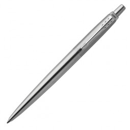 Ручка гелевая PARKER "Jotter Stainless Steel CT", корпус серебристый, детали из нержавеющей стали, черная, 2020646