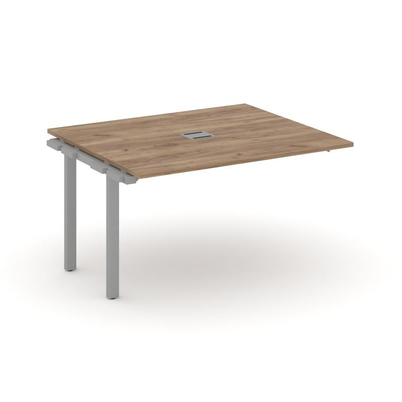 Style Project Проходной наб. элем. перег. стола SN-59P.NSPRG-032 Дуб Табак/Металл Серый 1180*1180*75