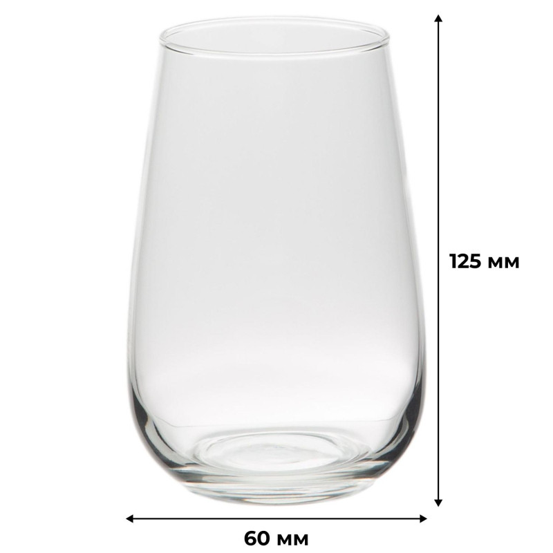 Набор стаканов высокий Габи 400 мл, 6шт/уп