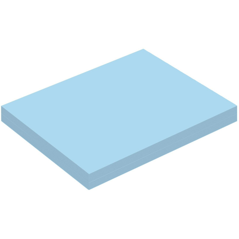 Бумага для заметок с клеевым краем Economy 38x51 мм, 100 л, пастел. синий