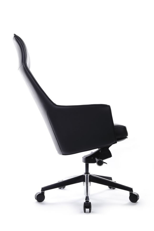 Кресло Rosso А1918 Чёрный (3A MND9901) натуральная кожа 68*68*122-128