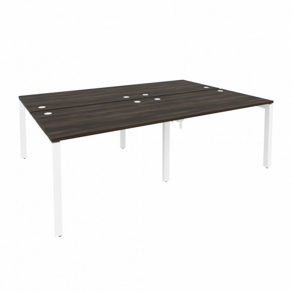 Onix Рабочая станция на П-образном м/к O.MP-D.RS-4.2.8 Дуб Мали/Металл Белый 2360*1635*750