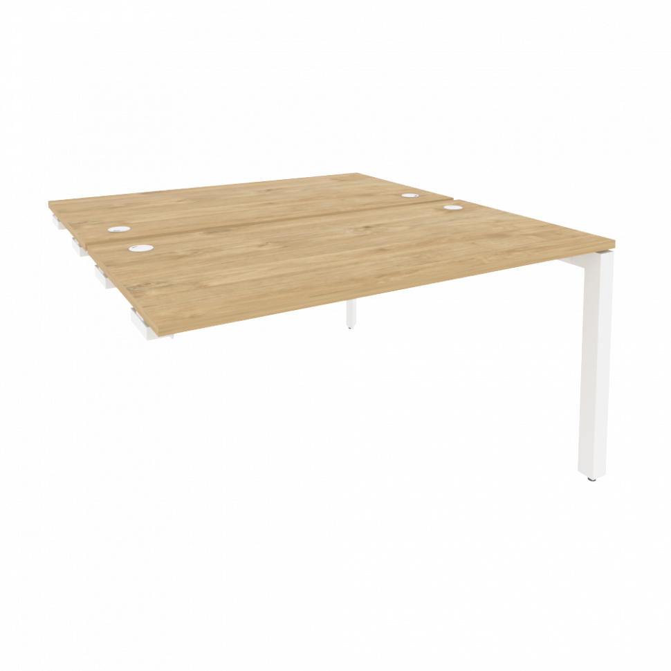 Onix Стол-приставка двойной на П-образном м/к к опорным элем. O.MP-D.SPR-3.7 Тиквуд Светлый/Металл Б Onix Стол-приставка двойной на П-образном м/к к опорным элем. O.MP-D.SPR-3.7 Тиквуд Светлый/Металл Б