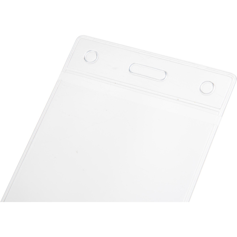 Бейдж Attache Economy 138x96 150мкм,шнурок 45см син, вкладыш 120x90 5шт/уп