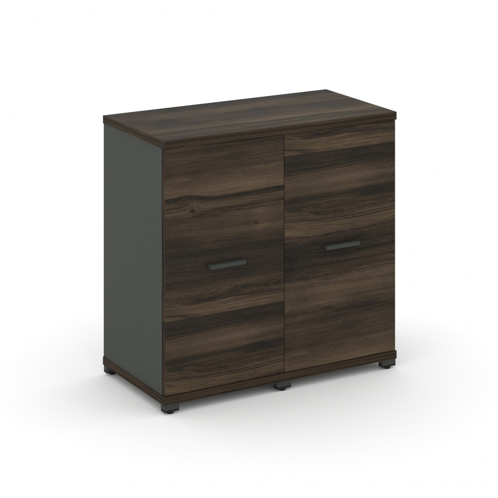 Concept Шкаф 2 узкие секции, 2 ниши CN.STU-223 A Дуб Мали/Антрацит/Металл Антрацит 836*420*818