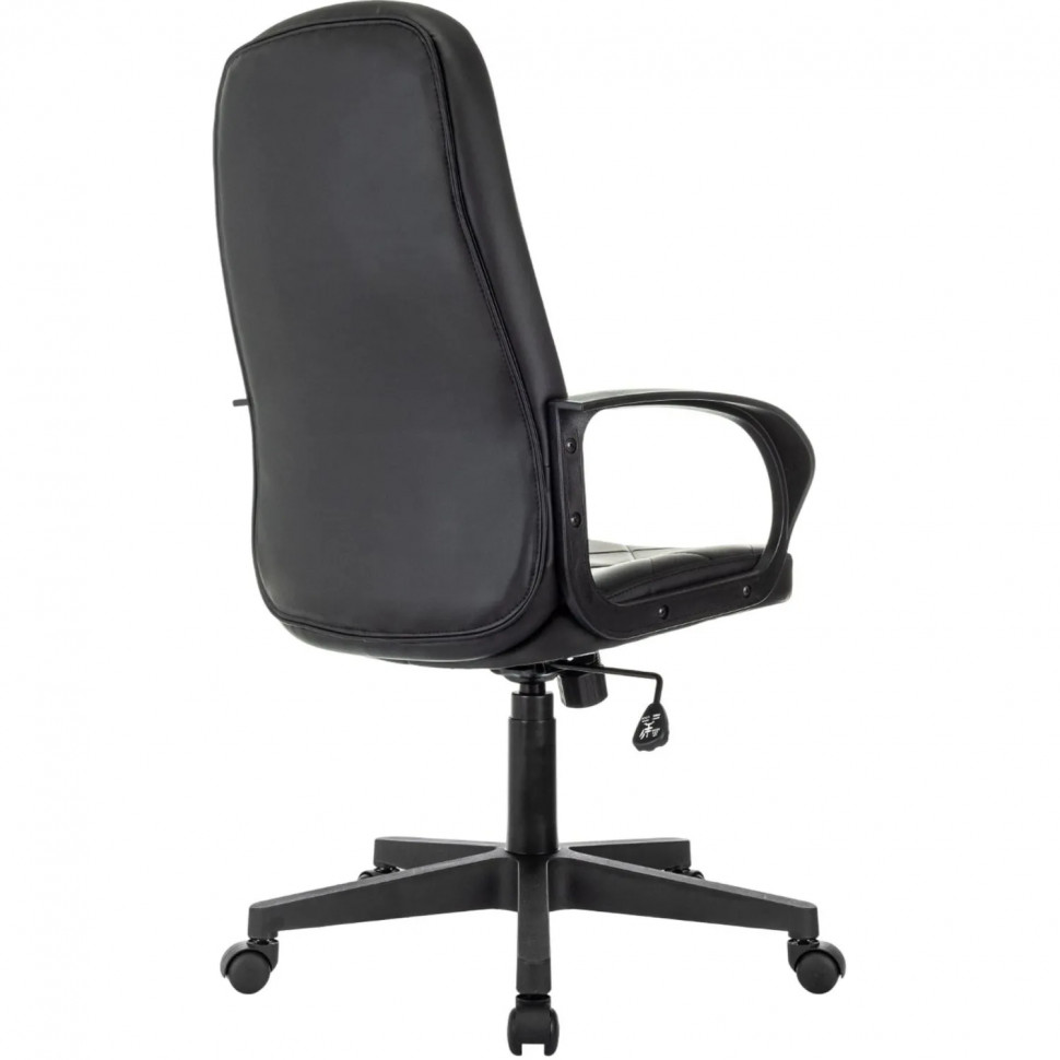 Кресло VB_EChair 602 PU черный эко.кожа крестов. пластик