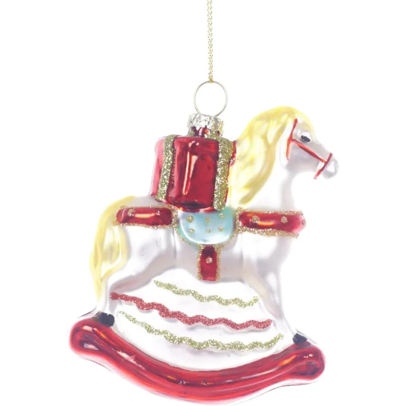 Украшение новогоднее Лошадка-качалка, L8 W2,5 H10 см, 826444
