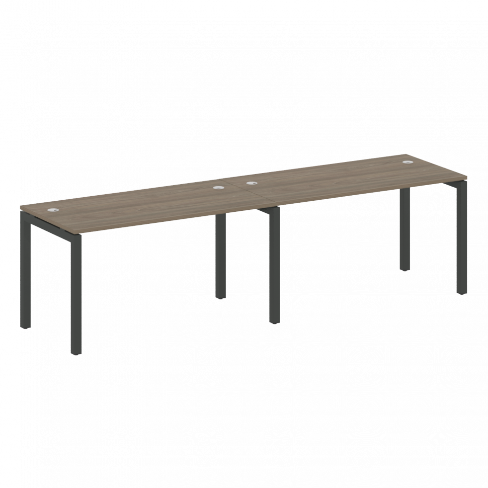 Metal System Quattro Рабочая станция на 2 места на П-образном м/к 50БП.СМ-2.3 Вяз Благородный/Металл Metal System Quattro Рабочая станция на 2 места на П-образном м/к 50БП.СМ-2.3 Вяз Благородный/Металл