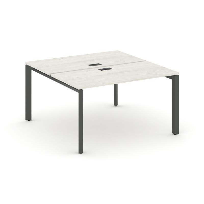 Style Project Рабочая станция двухсторонняя SN-59P.DRS-013 Дуб Наварра/Металл Антрацит/Черный Заглуш