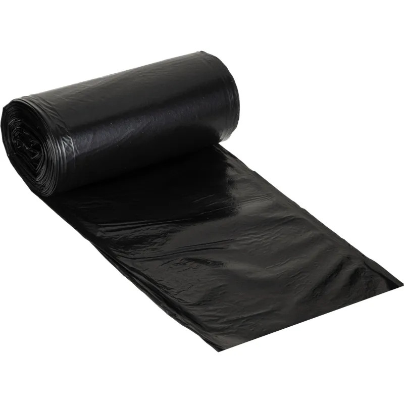 Мешки для мусора ПВД 65л 25мкм 20шт/рул черные 50x80см EcoСlean_СПБ