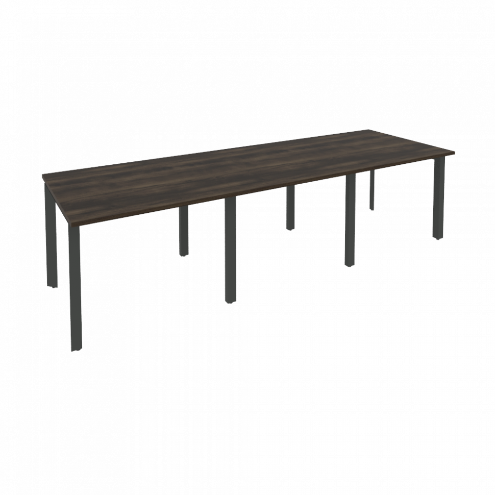 Onix Стол переговорный O.MP-PRG-3.1 Дуб Мали/Металл Антрацит 2940*980*750