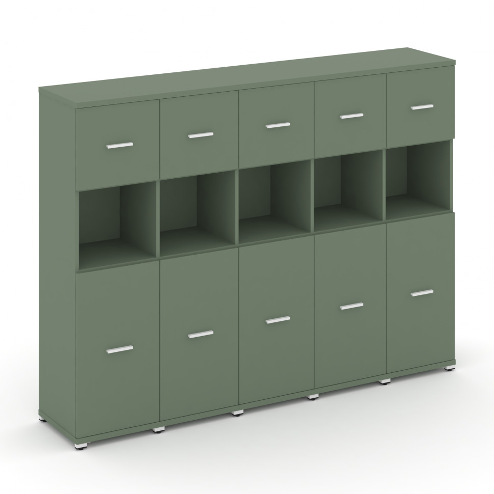 Concept Шкаф 5 узких секций, 4 ниши CN.STU-455 W Кобо/Металл Белый 2084*420*1554 Concept Шкаф 5 узких секций, 4 ниши CN.STU-455 W Кобо/Металл Белый 2084*420*1554