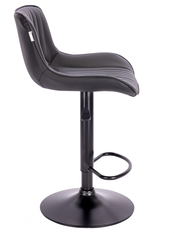 Барный стул Everprof Grace Black (Грэйс Блэк) Экокожа Черный