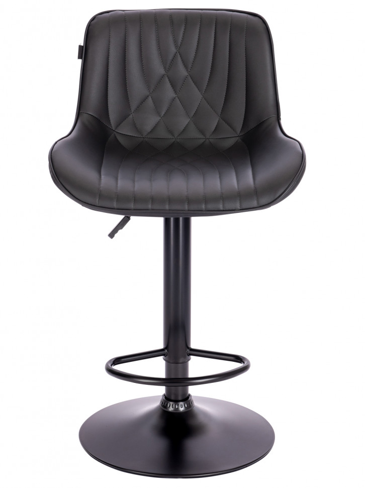 Барный стул Everprof Grace Black (Грэйс Блэк) Экокожа Черный