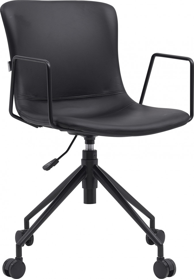 Операторское кресло Everprof Expo (Экспо) Экокожа Черный