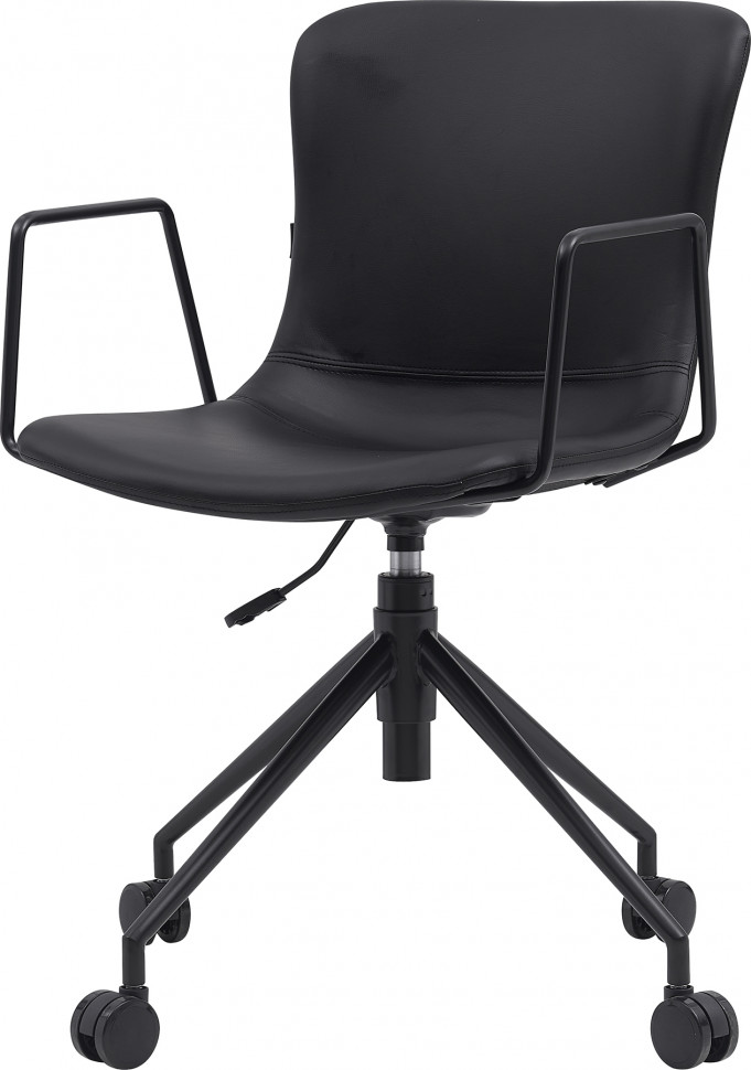 Операторское кресло Everprof Expo (Экспо) Экокожа Черный