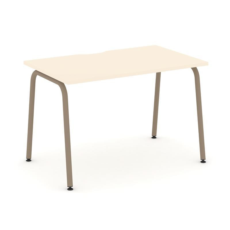 Estetica Стол рабочий ES.SP-2-VK Сатин/Металл Латте 1180*730*750