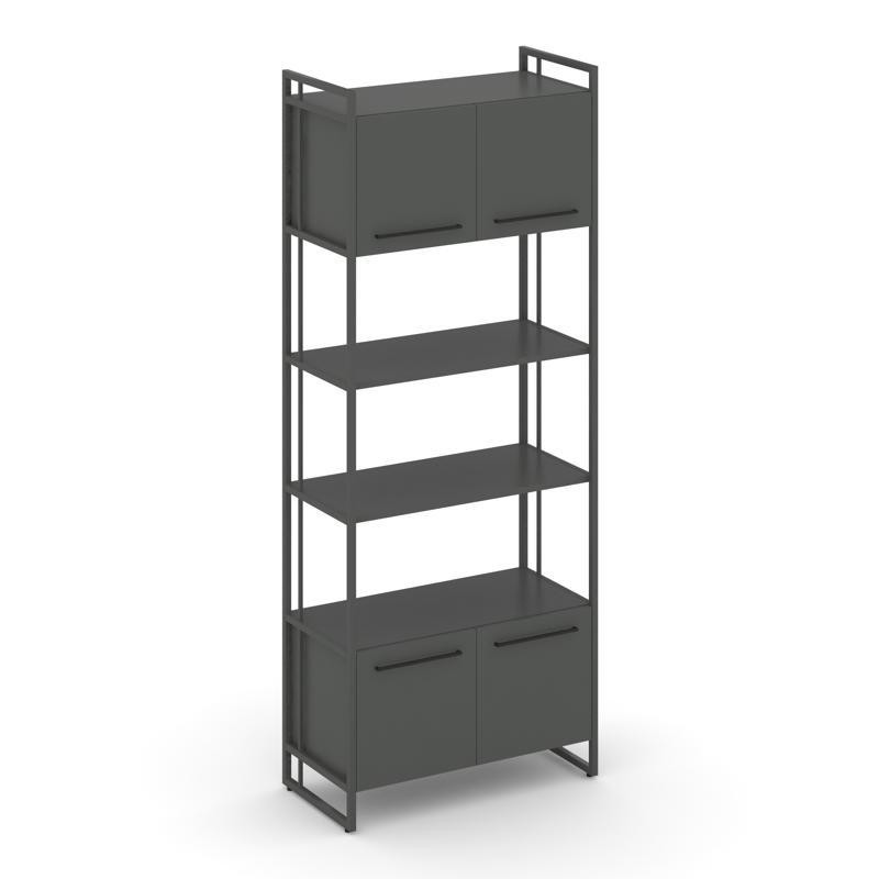 Rift Шкаф 5 ниш широкий RF.SS-54 Антрацит NEW/Металл Антрацит NEW/Черный Ручки 798*396*2010