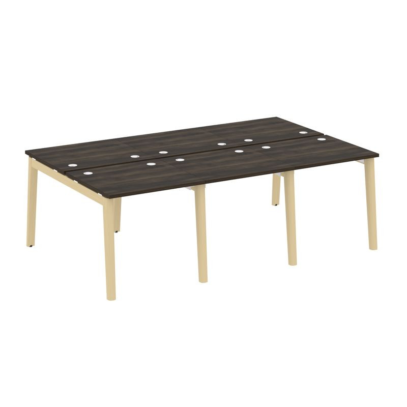 Onix Wood Рабочая станция OW.D.RS-6.0.7 Дуб Мали/Дуб Светлый/Металл Белый 2340*1475*750 Onix Wood Рабочая станция OW.D.RS-6.0.7 Дуб Мали/Дуб Светлый/Металл Белый 2340*1475*750