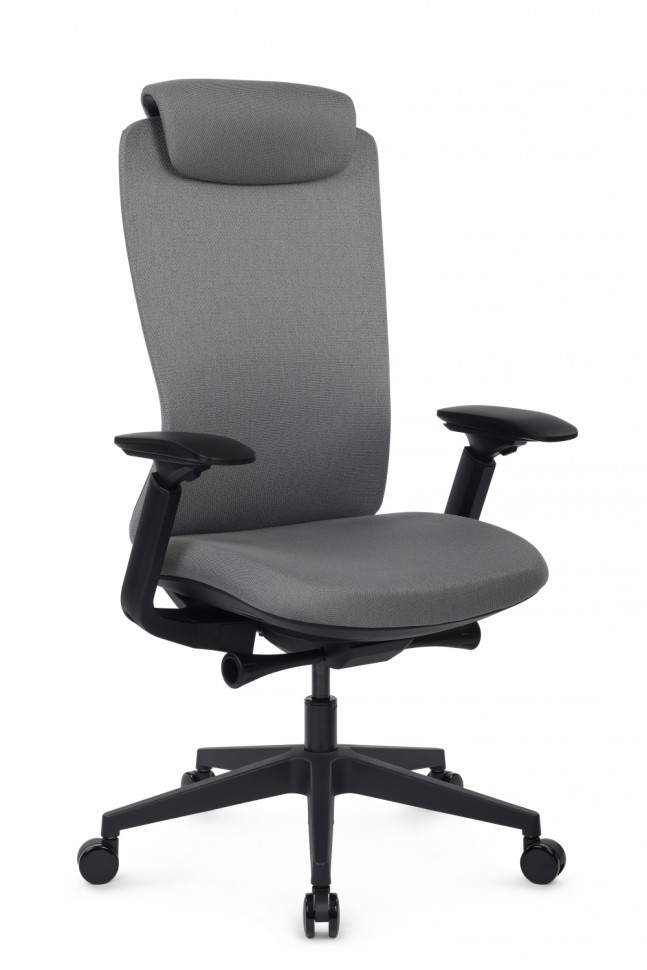 Кресло Gemini EGE-002A Черный пластик/Серый