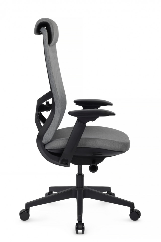 Кресло Gemini EGE-002A Черный пластик/Серый