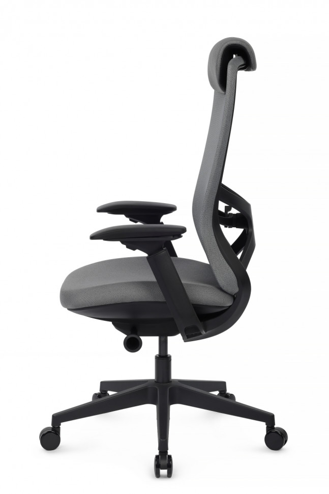 Кресло Gemini EGE-002A Черный пластик/Серый